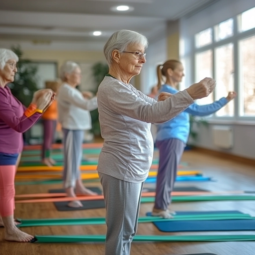 Розтяжка для літніх людей